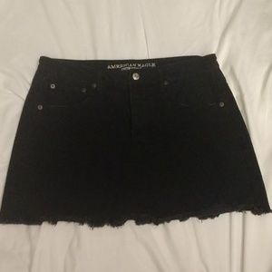 Jean mini skirt
